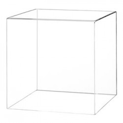Capot cube plexiglas - 40 CM