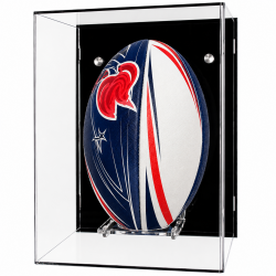 Vitrine murale ballon de rugby