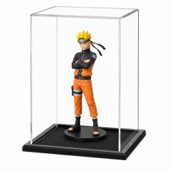 Vitrine socle bois - H 22,5 CM