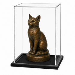 Vitrine socle bois - H 35 CM
