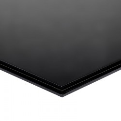 Vitrine Acrylique Pour Mini Ballon De Foot - Base Et Panneau Arrière Noirs - Dimensions Intérieures 14,5x14,5x19 Cm - Montage Facile
